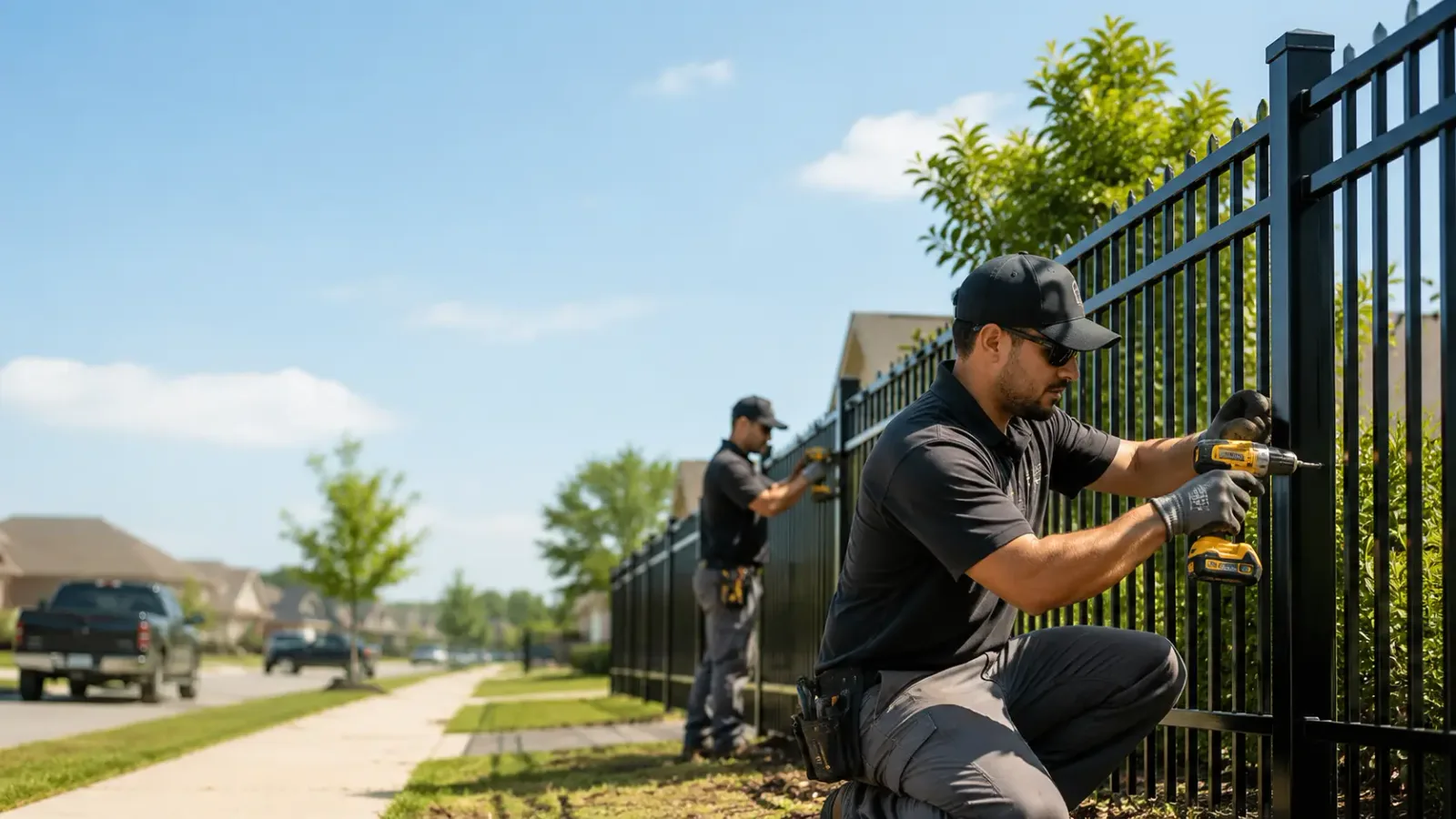 Metal Fence Installation in Notrees, TX